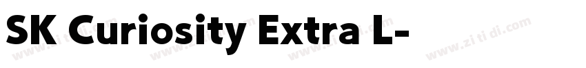 SK Curiosity Extra L字体转换